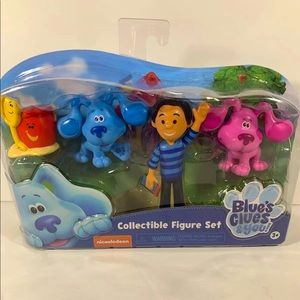 BLUE'S CLUES & YOU! Collectible Figure Set 4 Pack